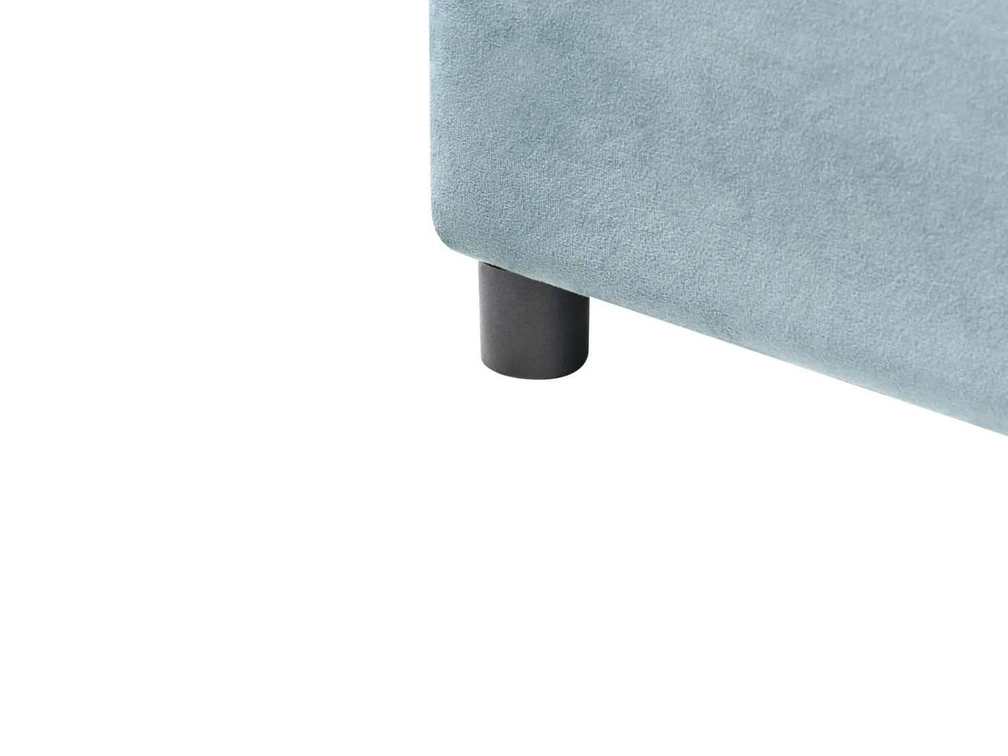 Børneseng med opbevaring Krone Velour GRISETOT 90 x 200 cm Blå