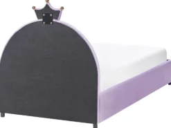 Børneseng med opbevaring Krone Velour GRISETOT 90 x 200 cm Lilla
