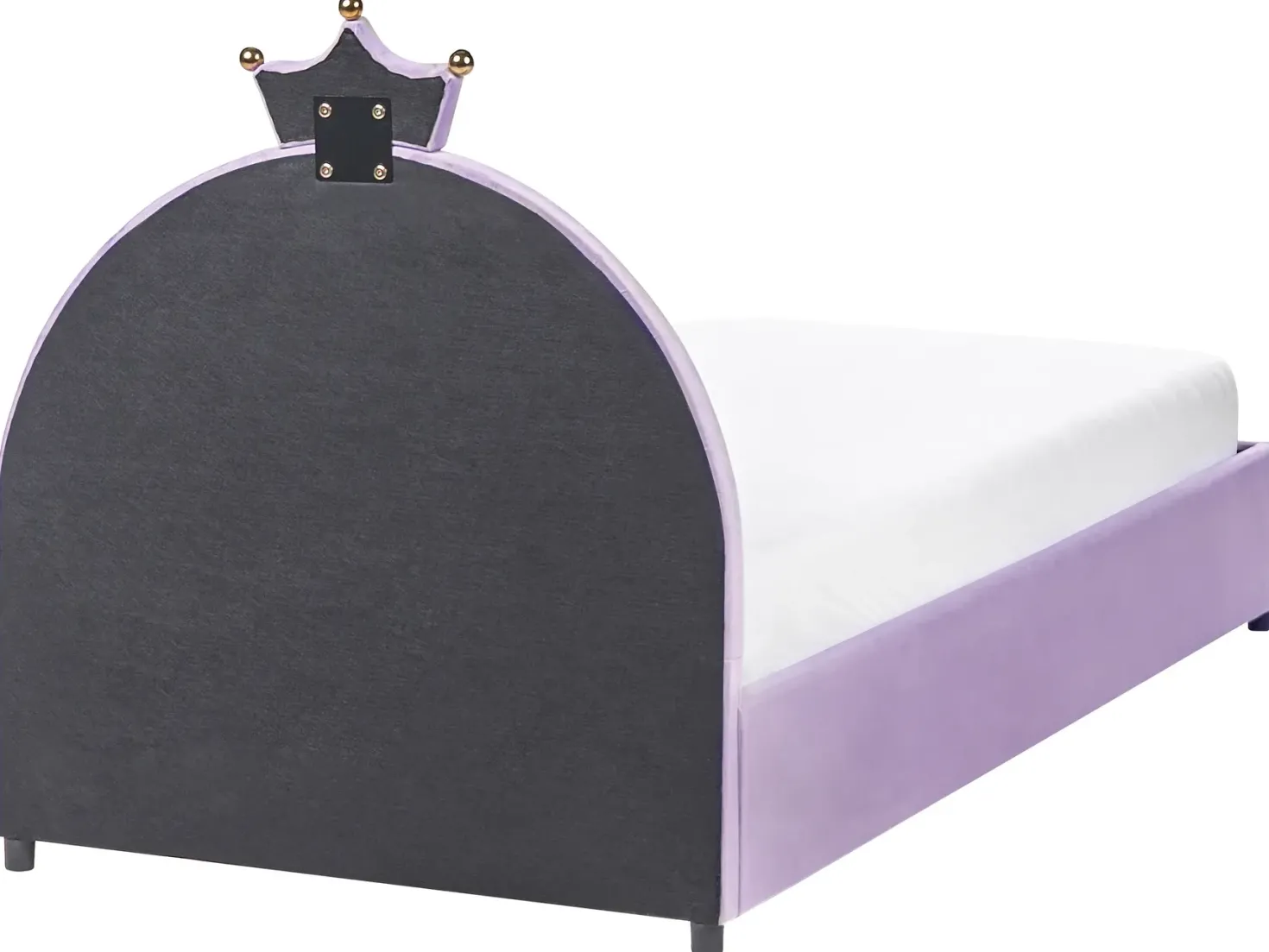 Børneseng med opbevaring Krone Velour GRISETOT 90 x 200 cm Lilla