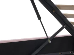 Børneseng med opbevaring Krone Velour GRISETOT 90 x 200 cm Lyserød