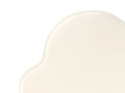 Børneseng Sky Velour BELLEVUE 90 x 200 cm Lys Beige