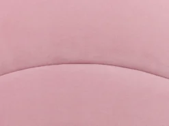 Børneseng Velour ANET 90 x 200 cm Lyserød