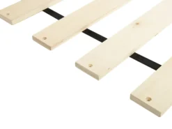Børneseng Velour ANET 90 x 200 cm Beige