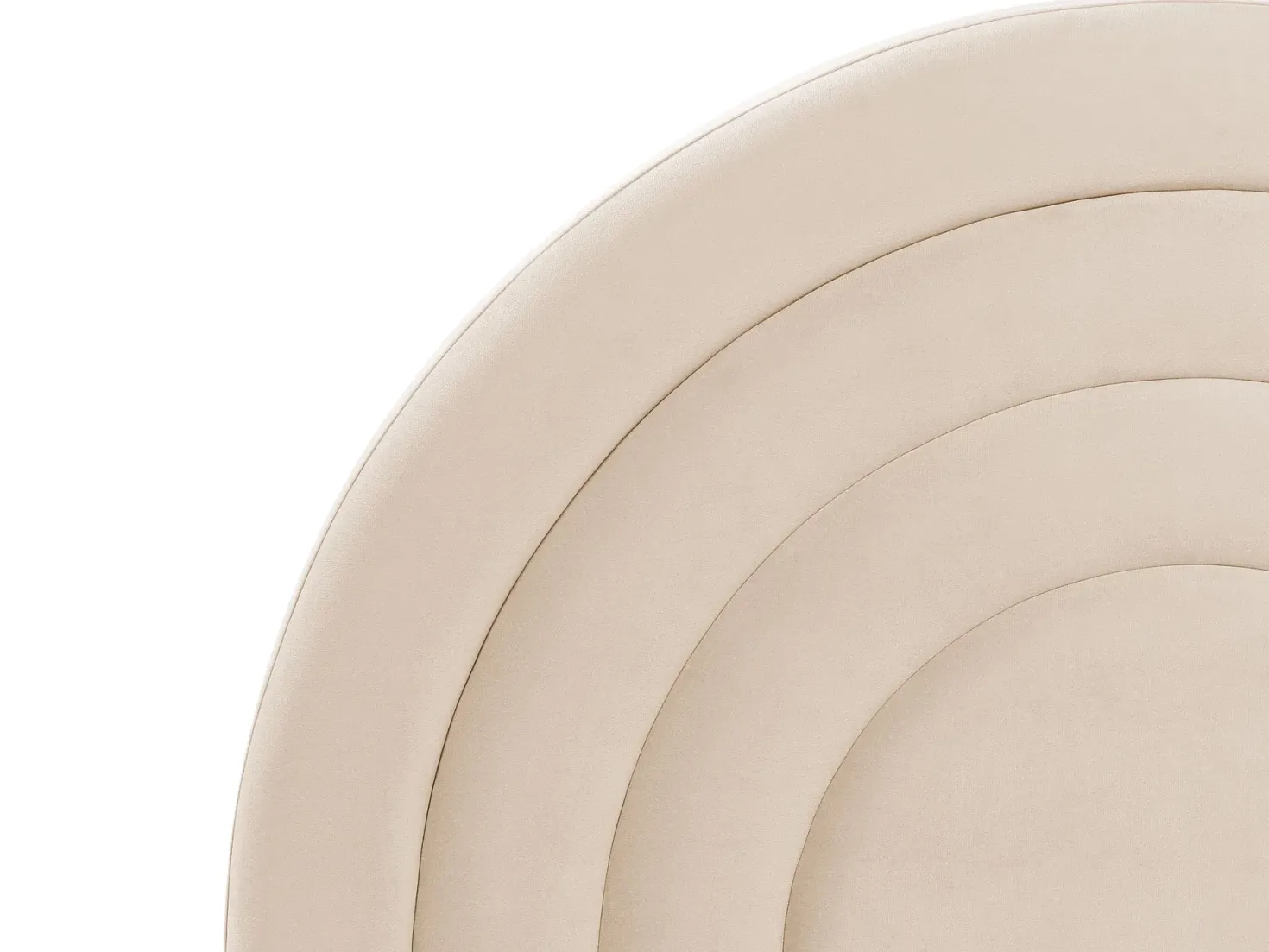 Børneseng Velour ANET 90 x 200 cm Beige