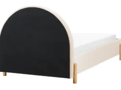 Børneseng Velour ANET 90 x 200 cm Beige