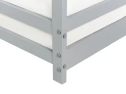 Børneseng Hus Fyretræ APPY 90 x 200 cm Grå