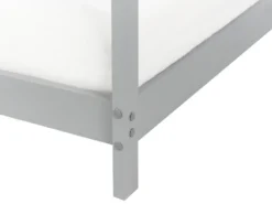 Børneseng Hus Fyretræ ORLU 90 x 200 cm Grå