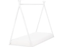 Børneseng Tipi Fyretræ SAURAT 90 x 200 cm Hvid