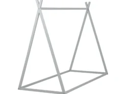 Børneseng Tipi Fyretræ SAURAT 90 x 200 cm Grå
