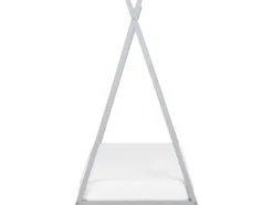 Børneseng Tipi Fyretræ SAURAT 90 x 200 cm Grå