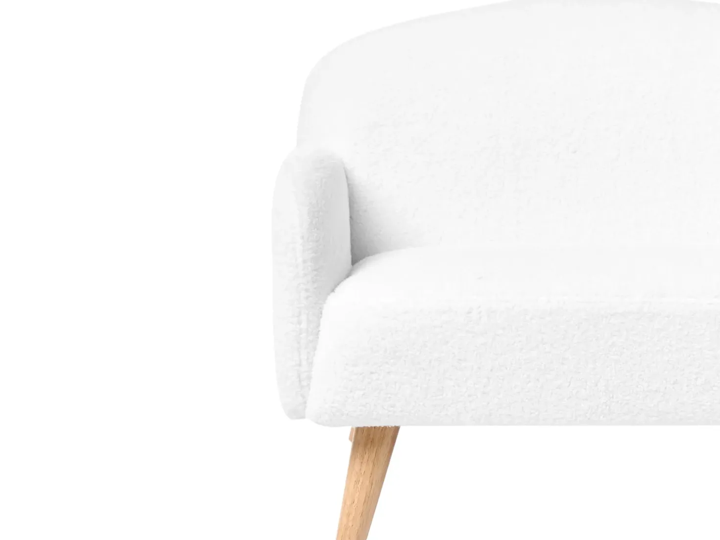 Børnesofa OTTAL Boucle Hvid