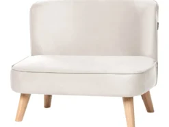 Børnesofa RISBY Velour Beige