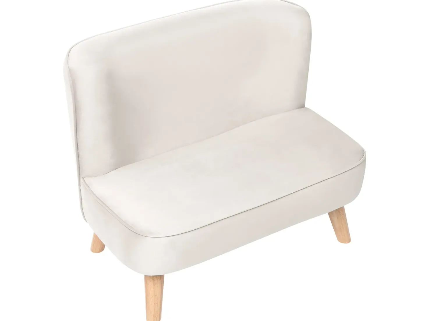 Børnesofa RISBY Velour Beige