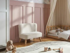 Børnesofa RISBY Velour Beige