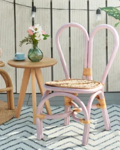 Børnestol DESIMI Rattan Lilla