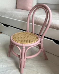Børnestol KALIVIA Rattan Lyserød