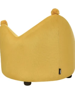 Børnestol Krone VEGA Velour Gul