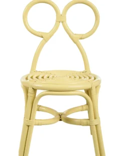 Børnestol MIRTIA Rattan Gul