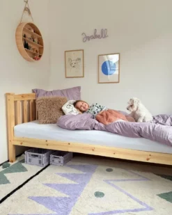 Børnetæppe ALAKOL Multifarvet 140 x 200 cm Bomuld