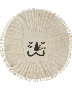 Børnetæppe BADHANI Beige ø 140 cm Bomuld