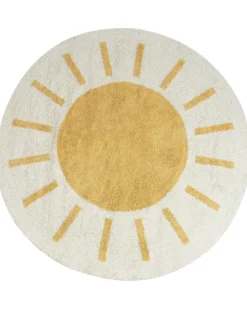 Børnetæppe BAIKER Beige ø 140 cm Bomuld