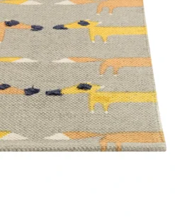 Børnetæppe BANKGO Grå 80 x 150 cm Bomuld