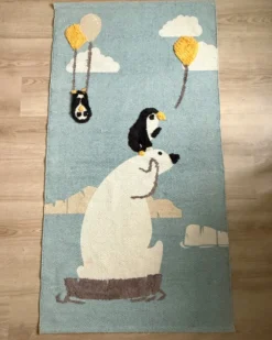 Børnetæppe BARUS Multifarvet 80 x 150 cm Bomuld