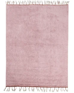 Børnetæppe CAPARLI Lyserød 140 x 200 cm Bomuld
