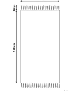 Børnetæppe DARAN Multifarvet 80 x 150 cm Bomuld