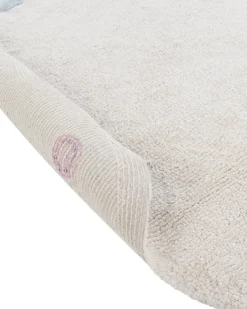 Børnetæppe DUREVI Lys Beige ø 120 cm Bomuld