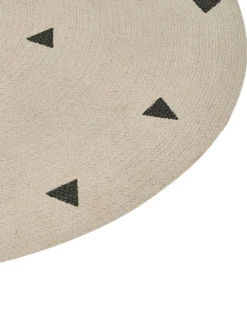 Børnetæppe DURG Beige ø 140 cm Bomuld