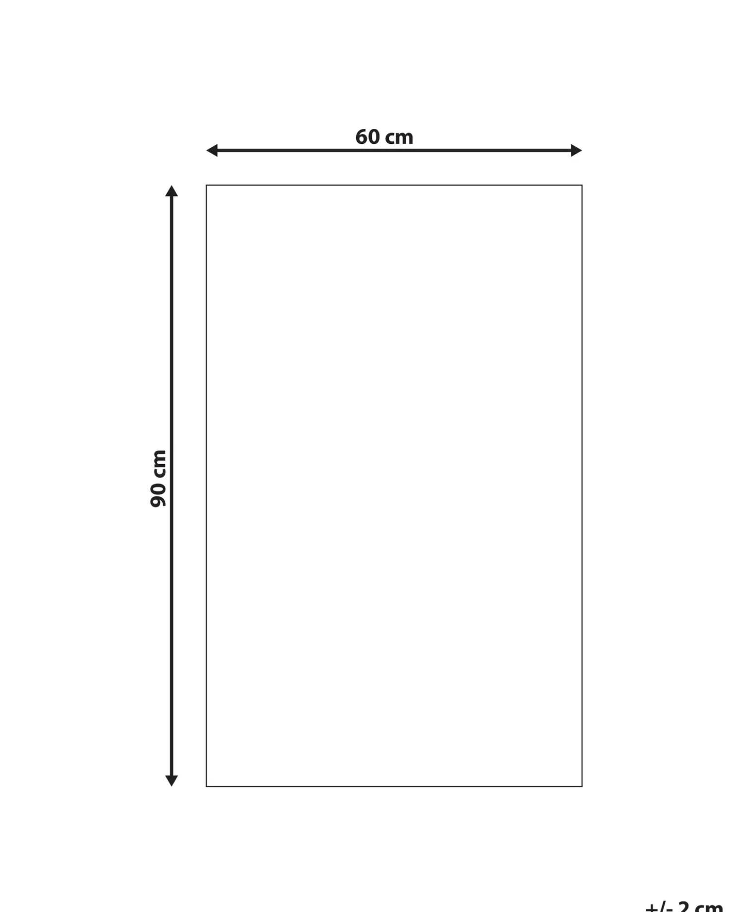 Børnetæppe HAJDARABAD Hvid 60 x 90 cm Bomuld