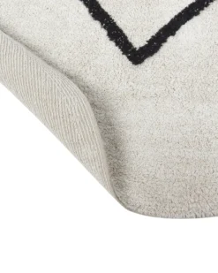 Børnetæppe HEART Beige ø 140 cm Bomuld