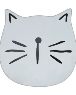 Børnetæppe KITTY Grå ø 100 cm