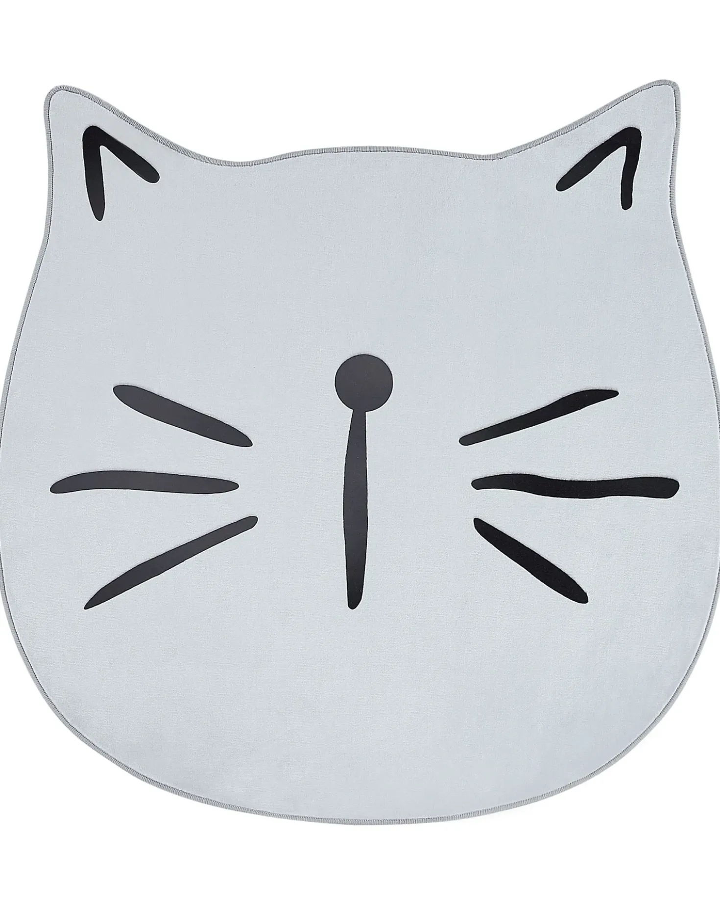 Børnetæppe KITTY Grå ø 100 cm