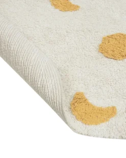 Børnetæppe LOTI Beige ø 140 cm Bomuld