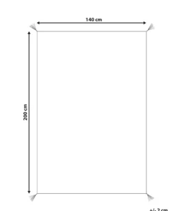 Børnetæppe MEREVI Multifarvet 140 x 200 cm Bomuld