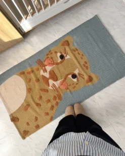 Børnetæppe TANGSE Grå 80 x 150 cm Bomuld