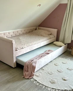 Børnetæppe WAHAR Beige ø 140 cm Bomuld