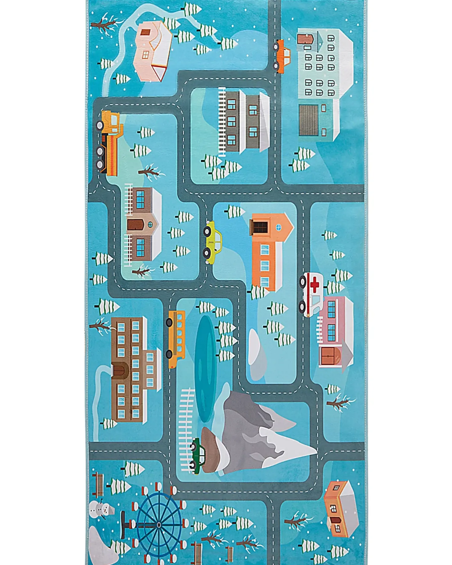 Børnetæppe KIGI Blå 80 x 150 cm