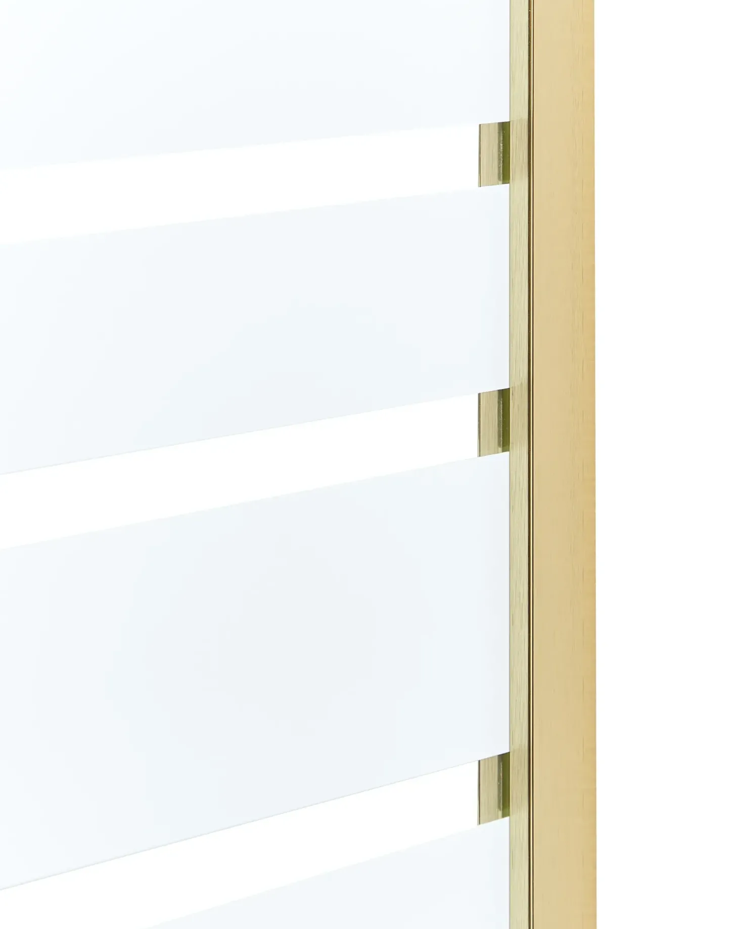 Brusebad skærm TUAPI 140 x 120 cm Guld