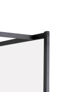 Brusevæg ACULEO 90 x 195 cm Sort