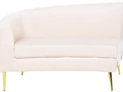 Buet sofa 4 personers MOSS Velour Lys Beige