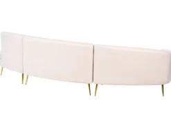 Buet sofa 4 personers MOSS Velour Lys Beige