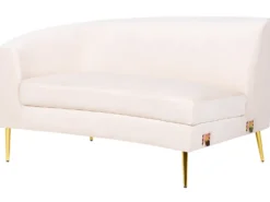 Buet sofa 4 personers MOSS Velour Lys Beige