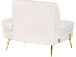 Buet sofa 4 personers MOSS Velour Lys Beige