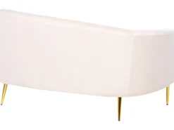 Buet sofa 4 personers MOSS Velour Lys Beige