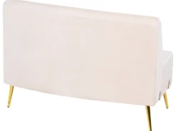 Buet sofa 4 personers MOSS Velour Lys Beige