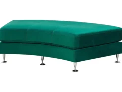 Buet sofa 7 personers ROTUNDE Velour Mørkegrøn