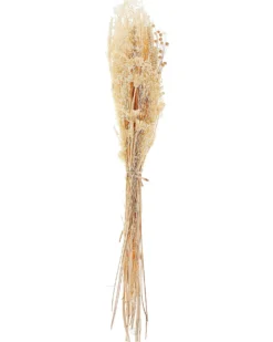 Buket af tørrede blomster BRUNETE 65 cm Naturlig